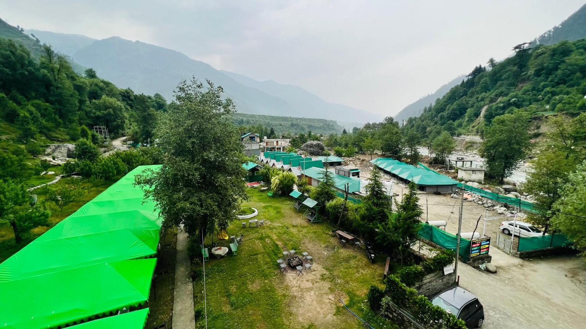 Himalayan Riverside Swiss Cottage Tents, Manali Buitenkant foto